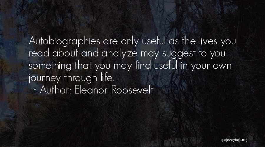 Analyze Quotes By Eleanor Roosevelt