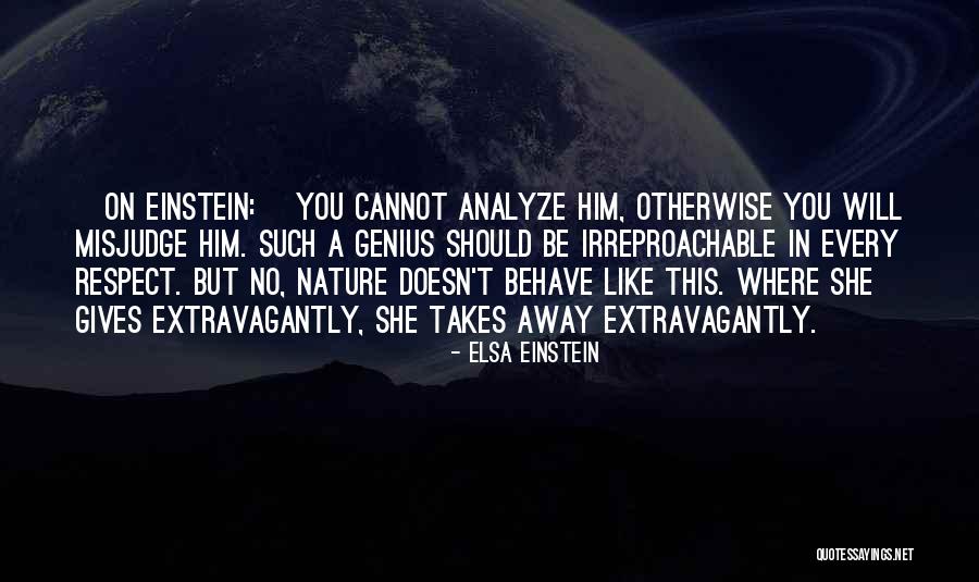 Analyze Quotes By Elsa Einstein