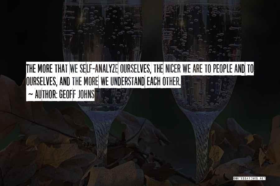 Analyze Quotes By Geoff Johns