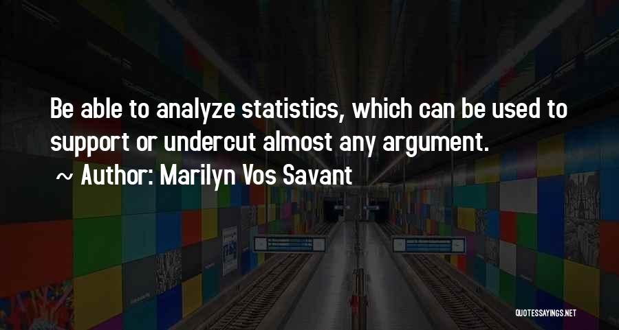 Analyze Quotes By Marilyn Vos Savant