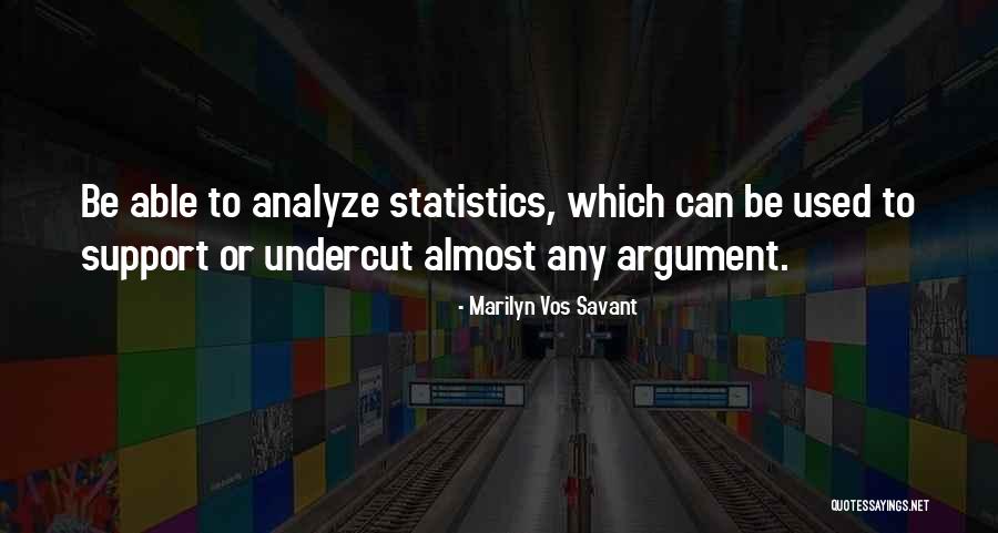 Analyze Quotes By Marilyn Vos Savant