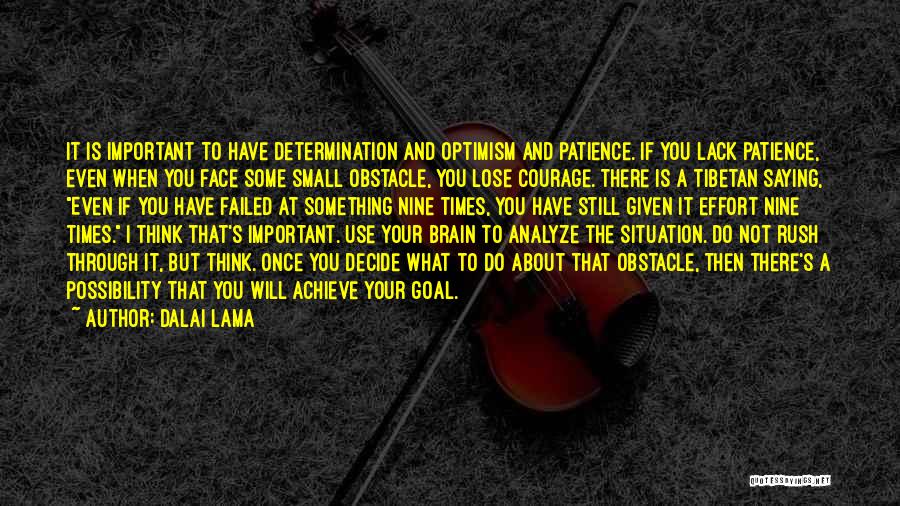 Analyze Situation Quotes By Dalai Lama