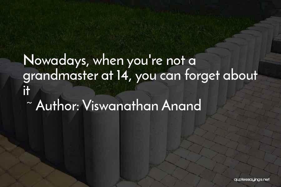 Anand Chess Quotes By Viswanathan Anand