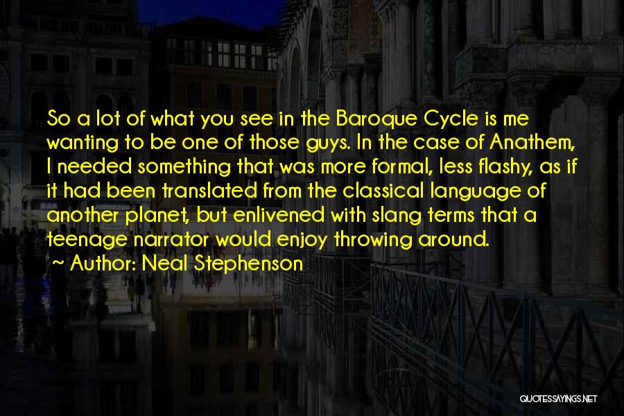 Anathem Neal Stephenson Quotes By Neal Stephenson