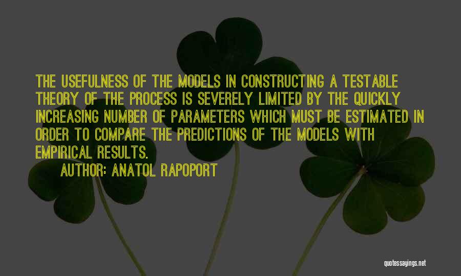 Anatol Rapoport Quotes 1359638