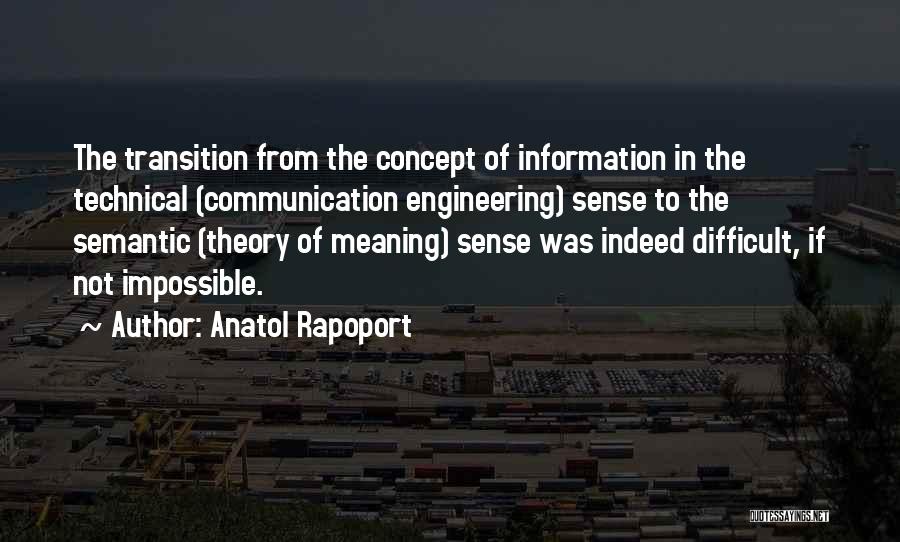 Anatol Rapoport Quotes 1723989