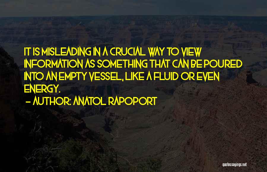 Anatol Rapoport Quotes 2170180