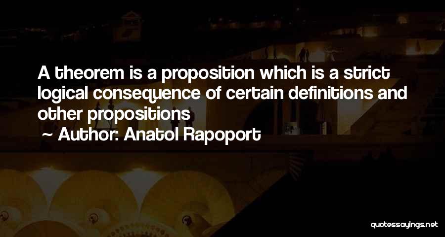 Anatol Rapoport Quotes 944309