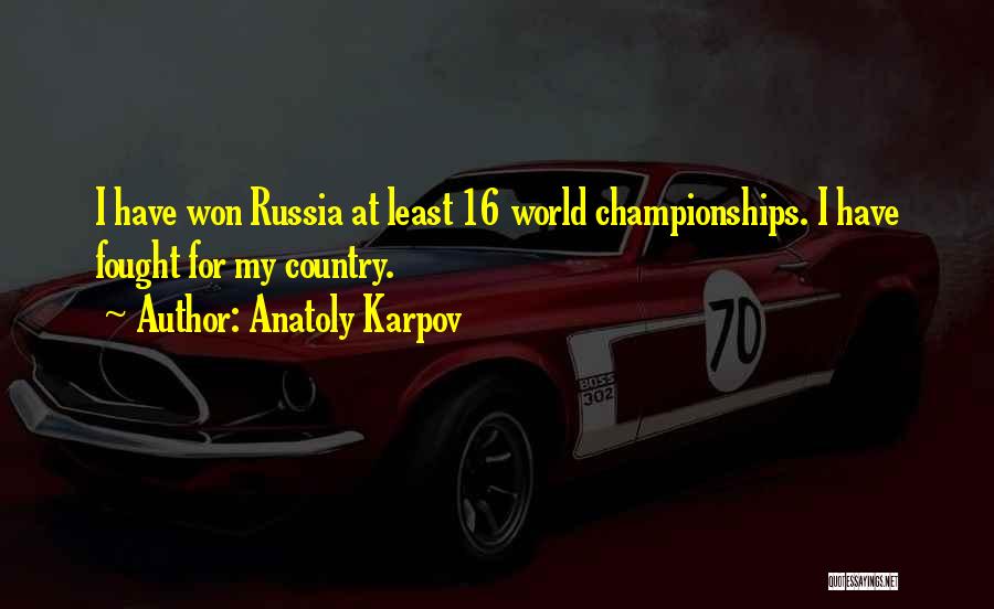 Anatoly Karpov Quotes 2193467