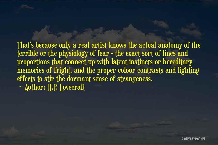 Anatomy And Physiology Quotes By H.P. Lovecraft