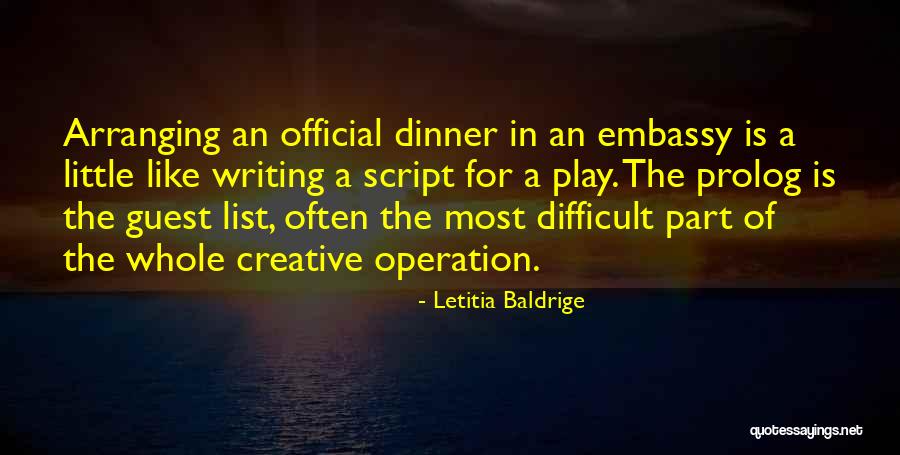 Anavantu Quotes By Letitia Baldrige Anavantu Quotes By Letitia Baldrige