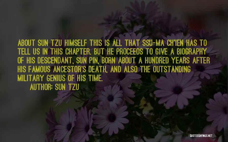 Ancestor Quotes By Sun Tzu