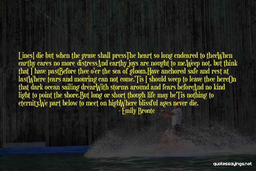 Anchored In Light Quotes By Emily Bronte Anchored In Light Quotes By Emily Bronte