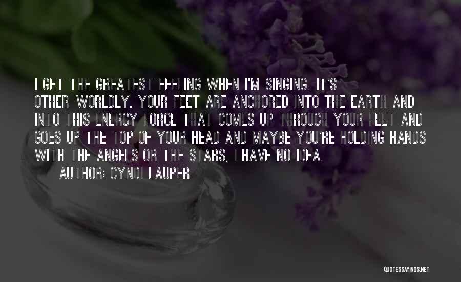 Anchored Quotes By Cyndi Lauper