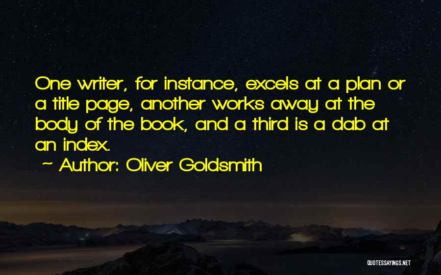 Anchundia Hector Quotes By Oliver Goldsmith
