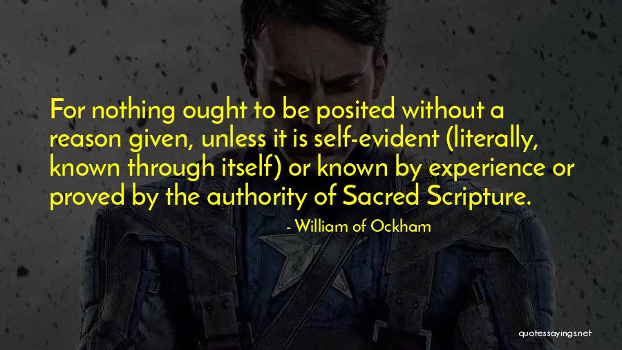 Ancianas Degeneradas Quotes By William Of Ockham Ancianas Degeneradas Quotes By William Of Ockham
