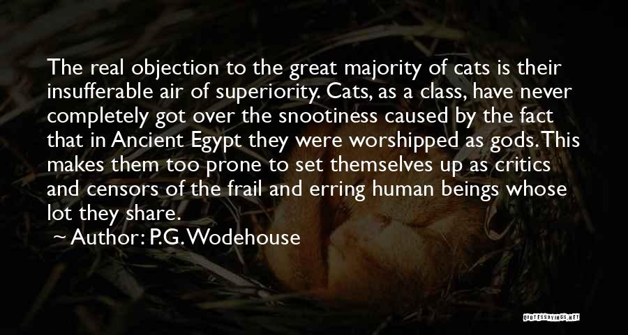 Ancient Egypt Cats Quotes By P.G. Wodehouse