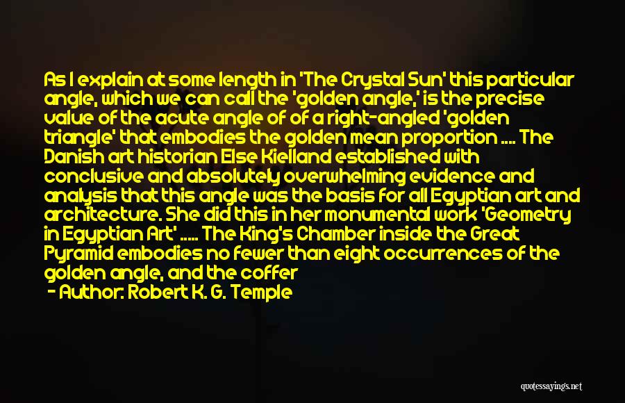 Ancient Egyptian Art Quotes By Robert K. G. Temple