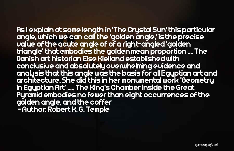 Ancient Egyptian Quotes By Robert K. G. Temple