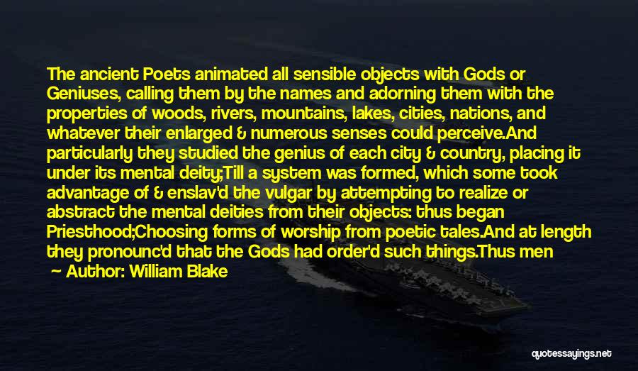 Ancient Gods Quotes By William Blake