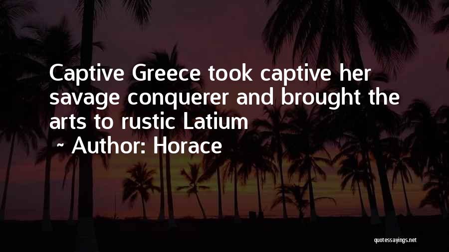 Ancient Greece Art Quotes By Horace