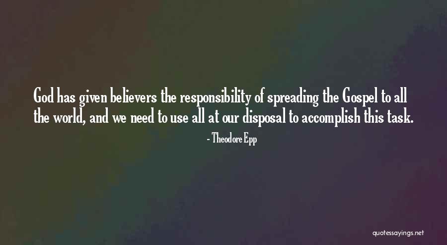 Anctthose Quotes By Theodore Epp Anctthose Quotes By Theodore Epp