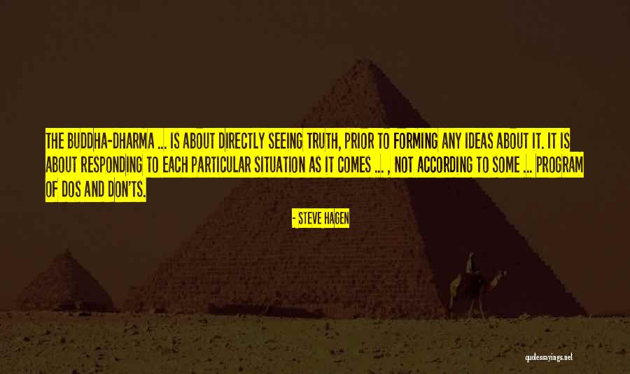 And Don Ts Quotes By Steve Hagen And Don Ts Quotes By Steve Hagen
