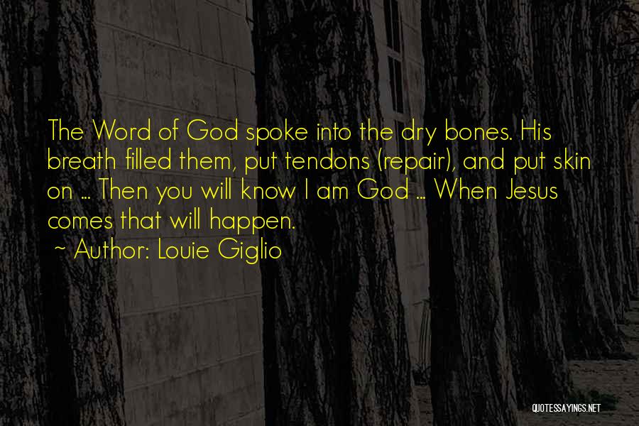 And God Spoke Quotes By Louie Giglio