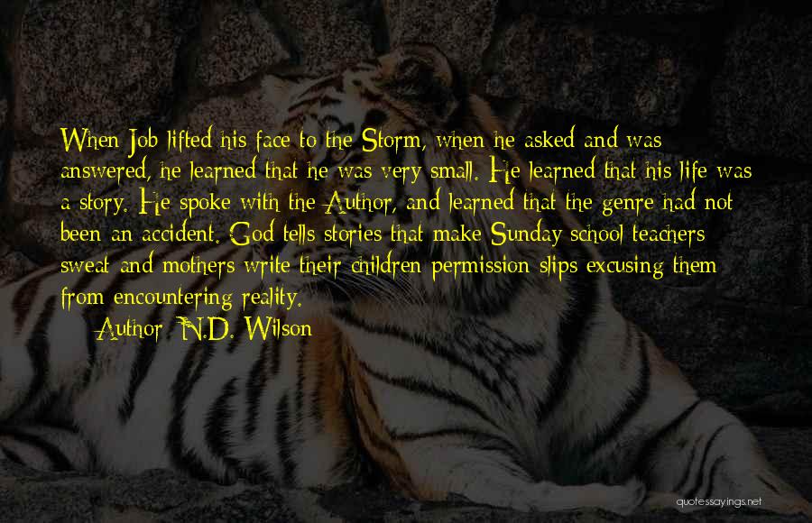 And God Spoke Quotes By N.D. Wilson