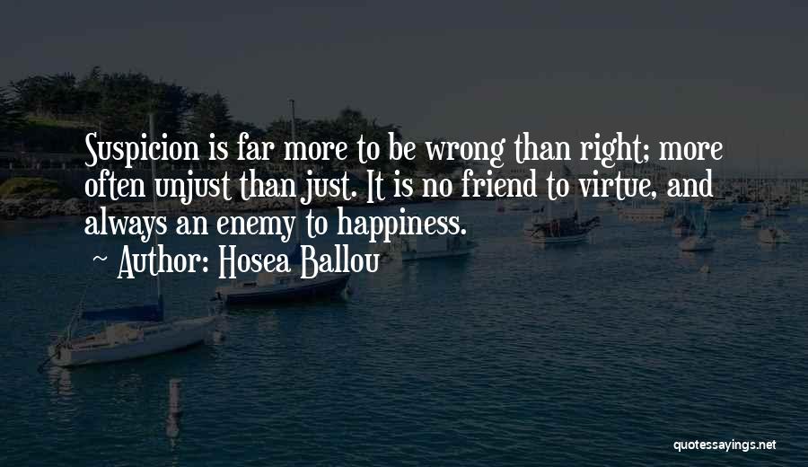 And Happiness Quotes By Hosea Ballou