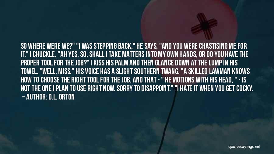 And I'd Choose You Quotes By D.L. Orton