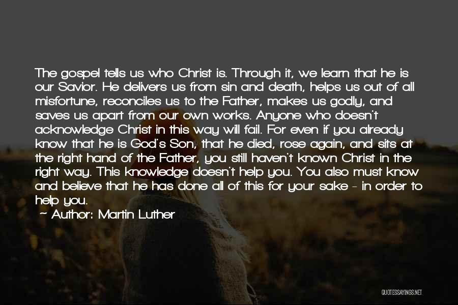 And If Our God Is For Us Quotes By Martin Luther