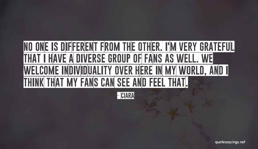 And Individuality Quotes By Ciara And Individuality Quotes By Ciara