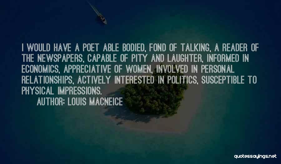 And Relationships Quotes By Louis MacNeice