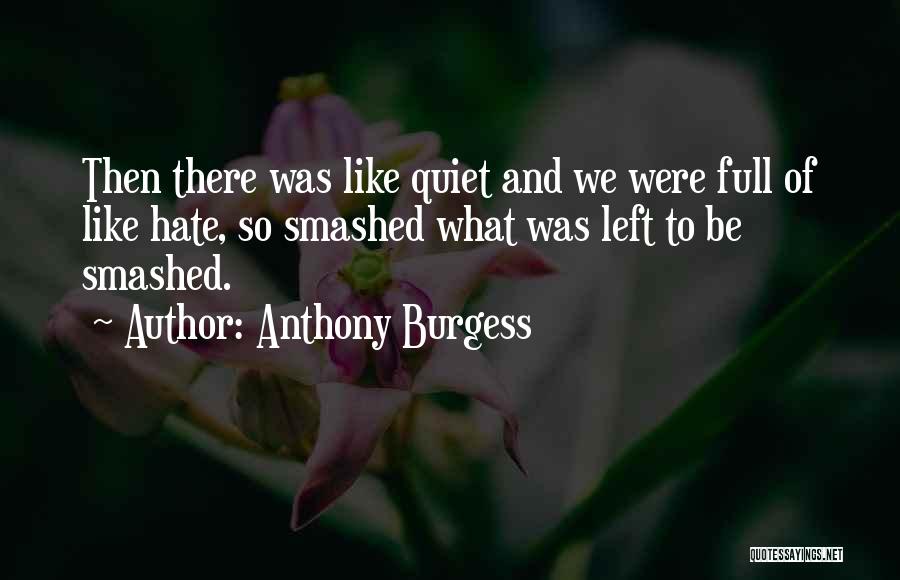 And So What Quotes By Anthony Burgess