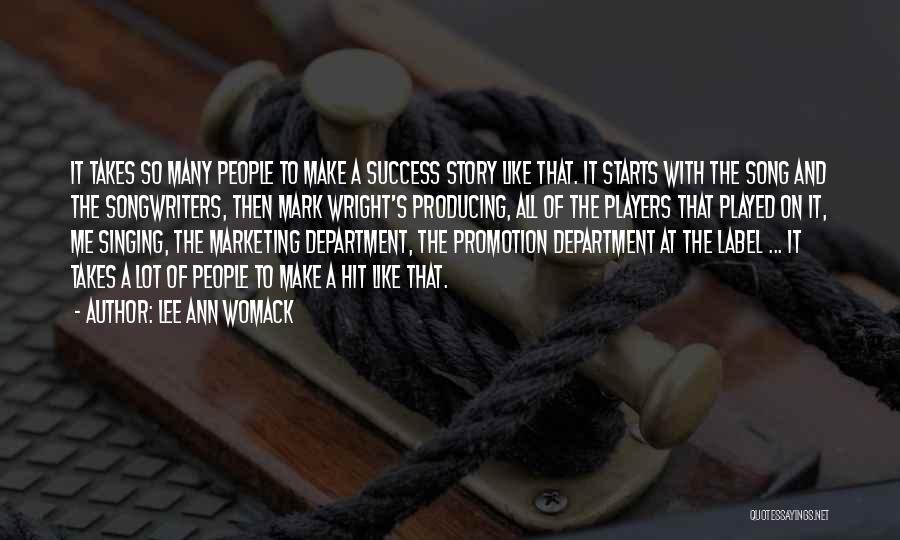 And Success Quotes By Lee Ann Womack