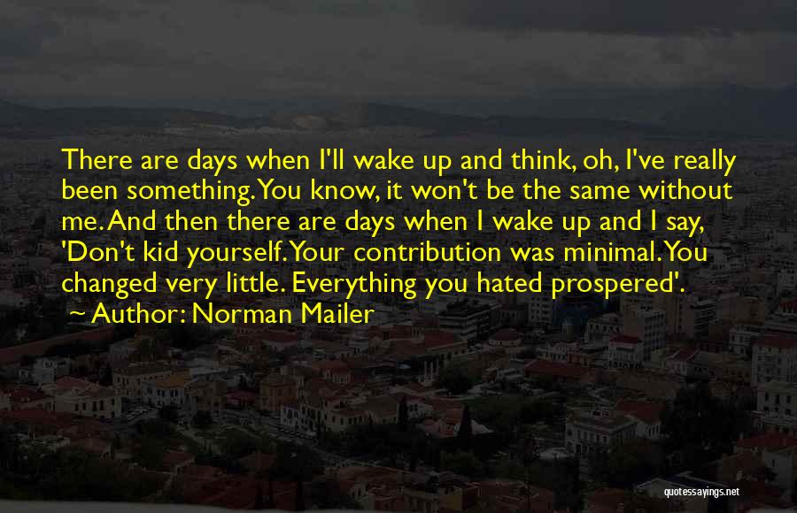 And Then Everything Changed Quotes By Norman Mailer