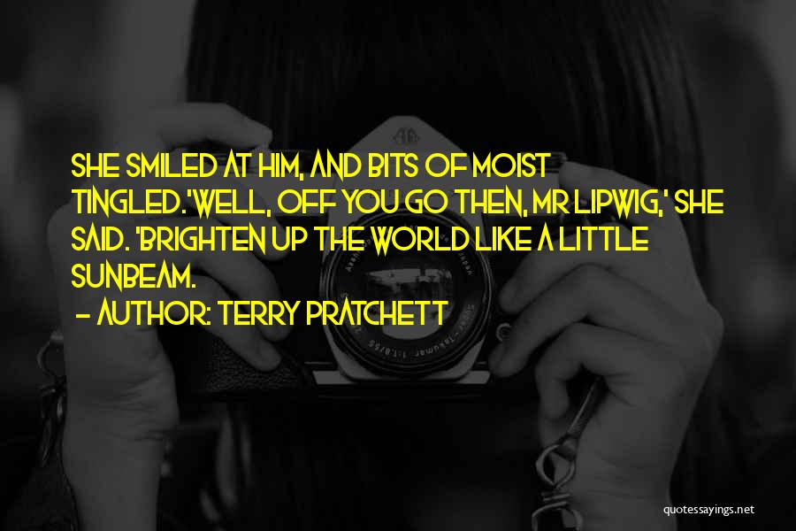 And Then She Smiled Quotes By Terry Pratchett