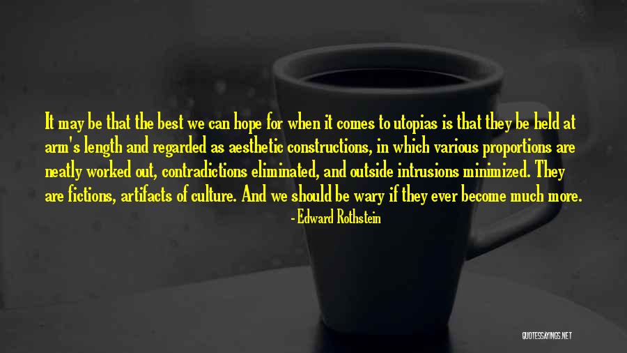And Utopia Quotes By Edward Rothstein And Utopia Quotes By Edward Rothstein