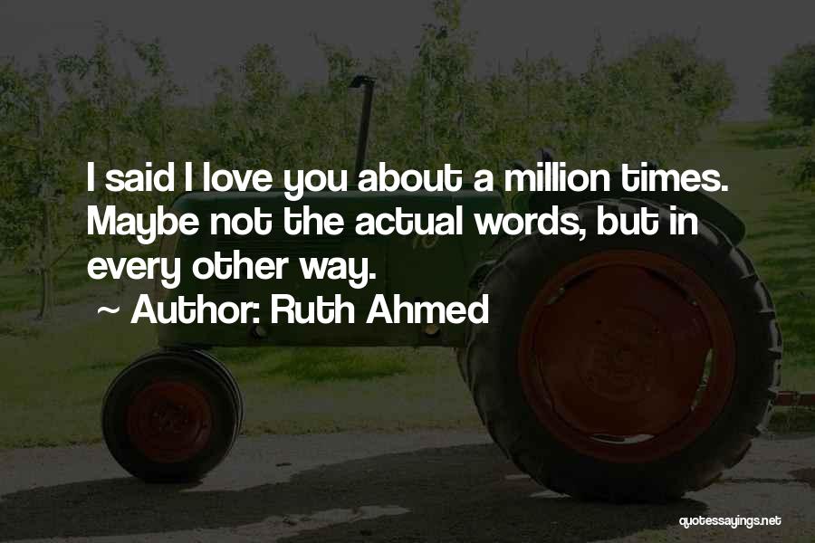 Andantes Singing Quotes By Ruth Ahmed