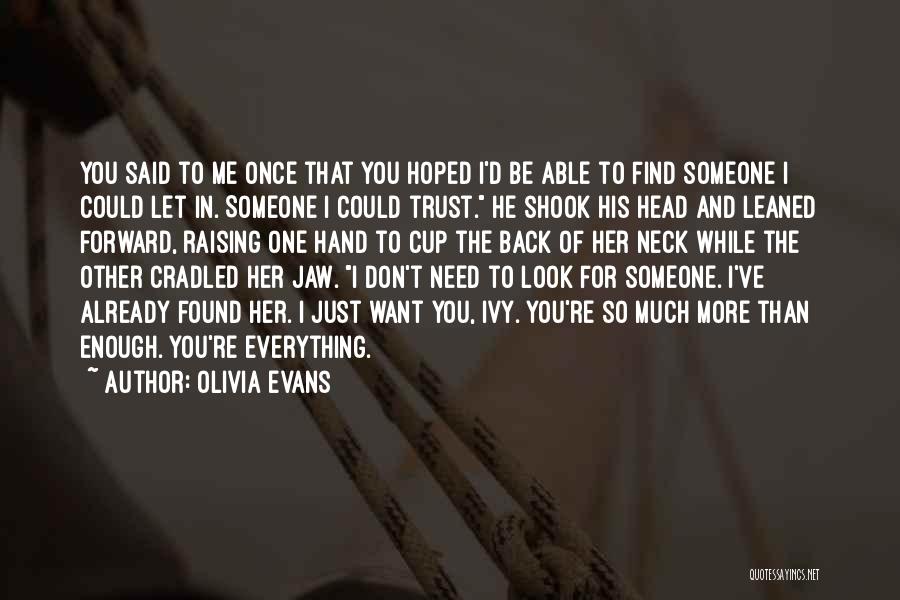 Anders Quotes By Olivia Evans