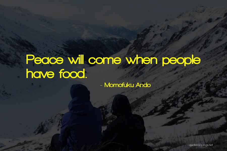 Ando Quotes By Momofuku Ando Ando Quotes By Momofuku Ando
