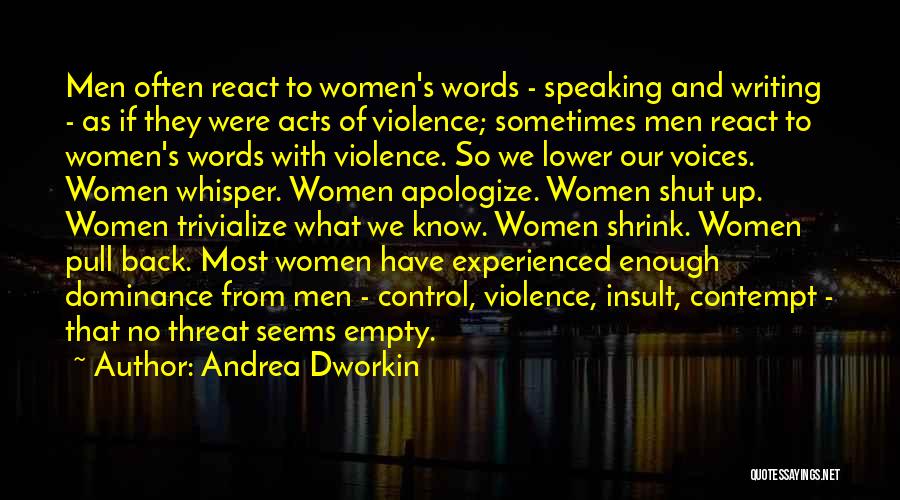 Andrea Dworkin Quotes 982498