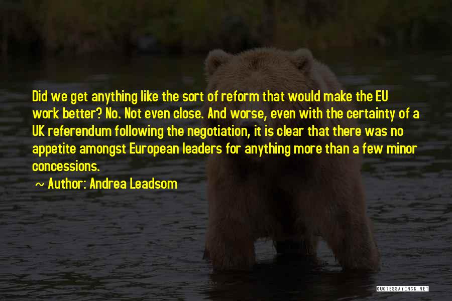 Andrea Leadsom Quotes 566767