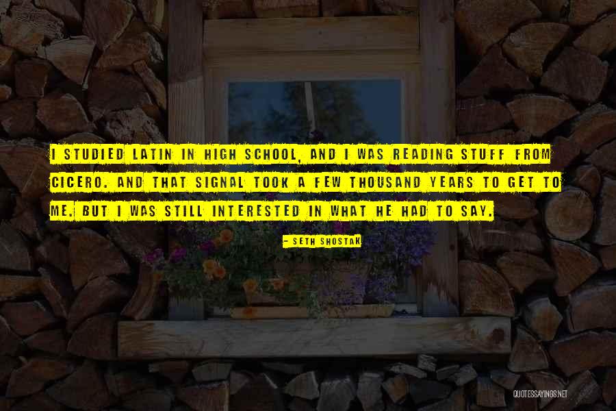 Andrea Veneracion Quotes By Seth Shostak Andrea Veneracion Quotes By Seth Shostak
