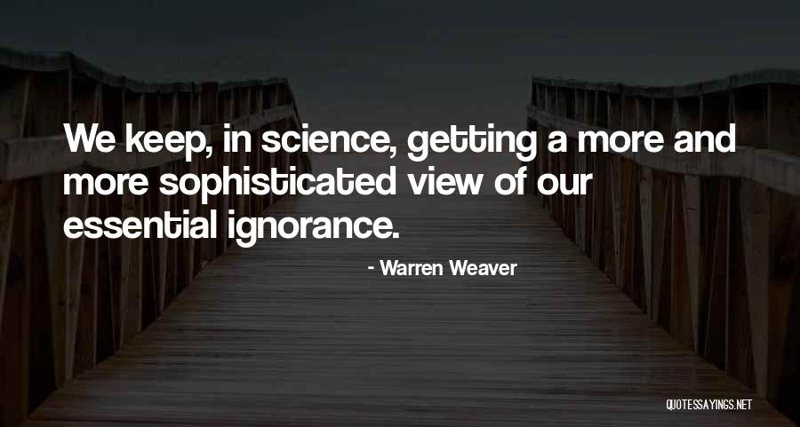 Andreottis Cherry Quotes By Warren Weaver Andreottis Cherry Quotes By Warren Weaver