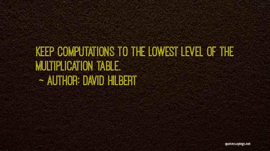 Andretta Mirror Quotes By David Hilbert