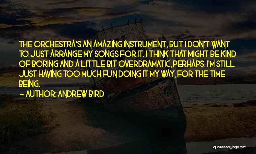 Andrew Bird Song Quotes By Andrew Bird