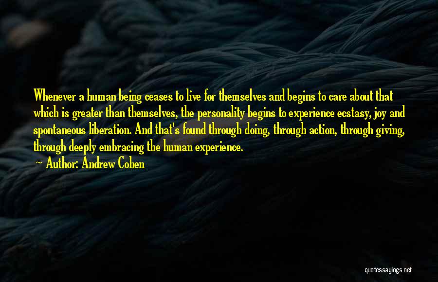Andrew Cohen Quotes 259999