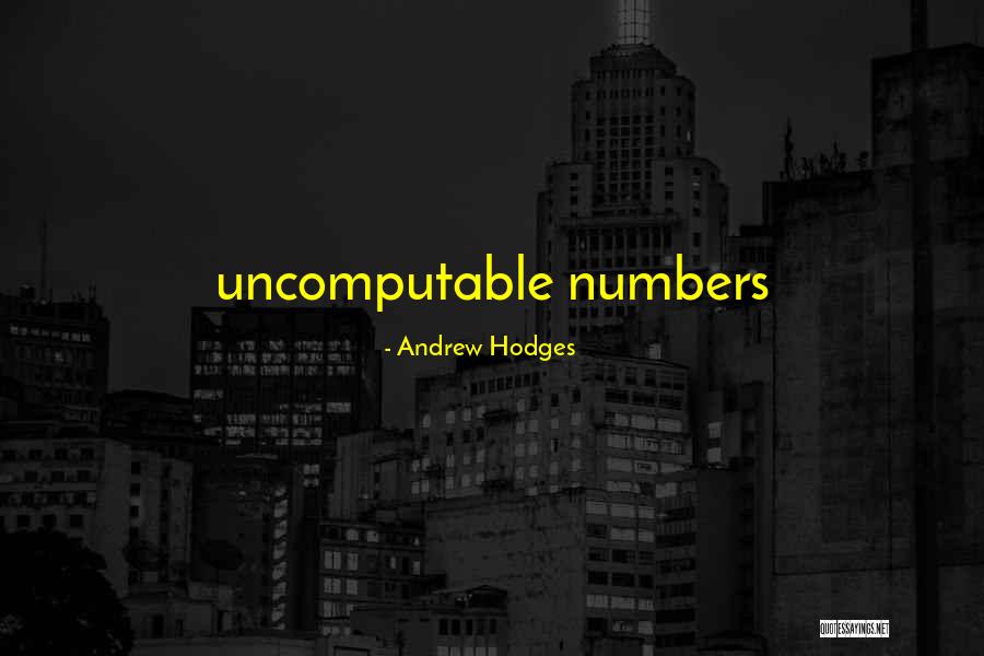 Andrew Hodges Quotes 190152